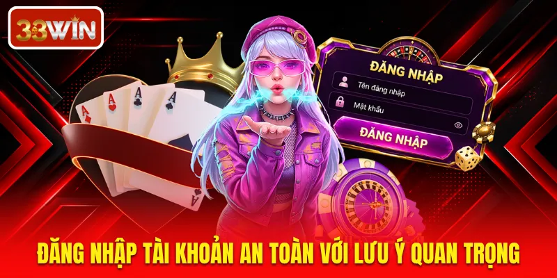 Đăng nhập tài khoản an toàn với lưu ý quan trọng