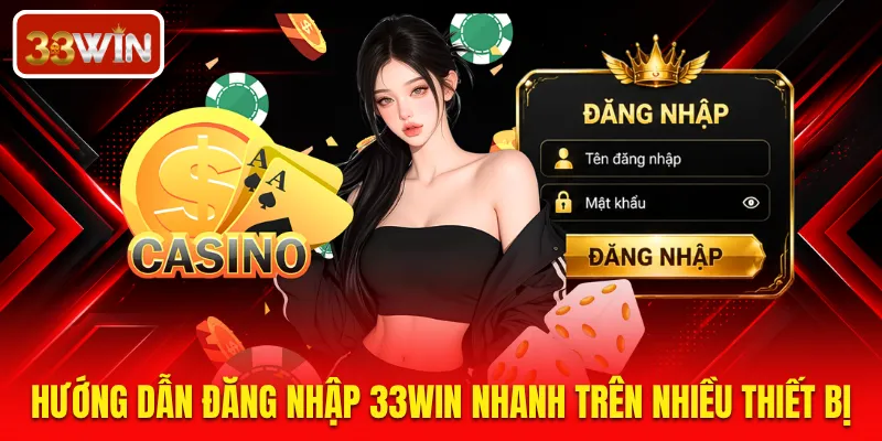 Hướng dẫn đăng nhập 33WIN nhanh trên nhiều thiết bị
