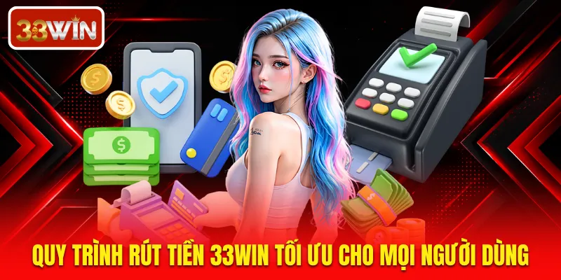 Quy trình rút tiền 33WIN tối ưu cho mọi người dùng