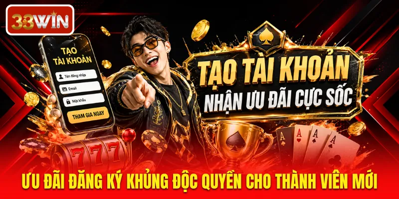 Ưu đãi đăng ký khủng độc quyền cho thành viên mới